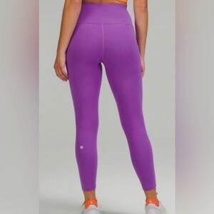 Lululemon Purple Wunder Train Leggings